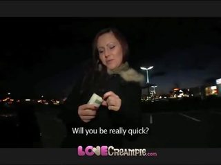Love Creampie Her pussy drips with cum 10 min 10 min after x rated video in car