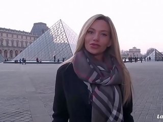 La novice - gjoksmadhe ruse blondie subil arch merr njëpasnjëshëm i vështirë nga franceze anëtar
